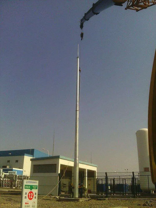 120米楼顶避雷塔