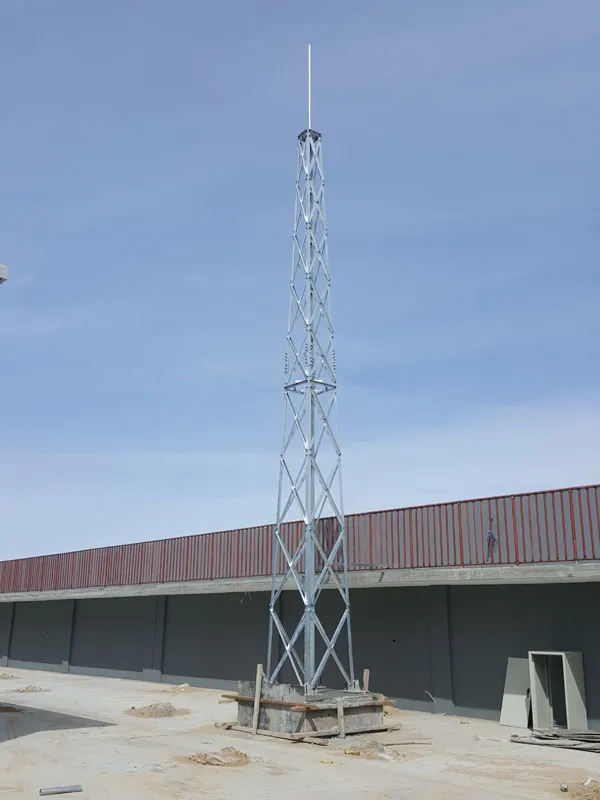 120米楼顶避雷塔型