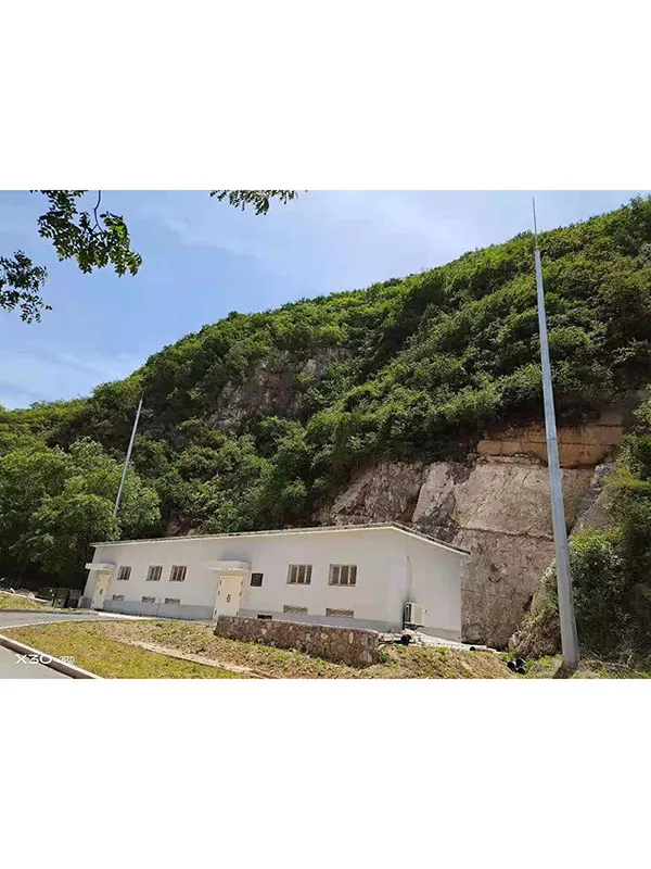 12米避雷塔安装示意