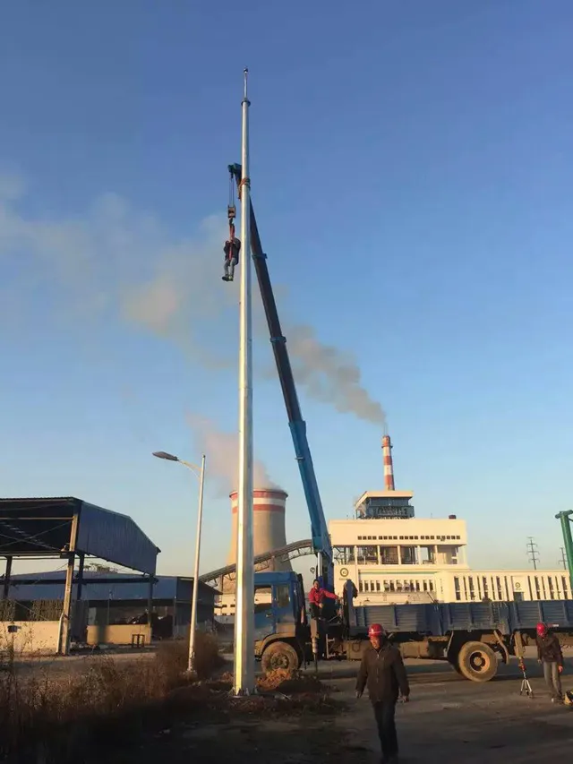 12米煤矿避雷塔生产