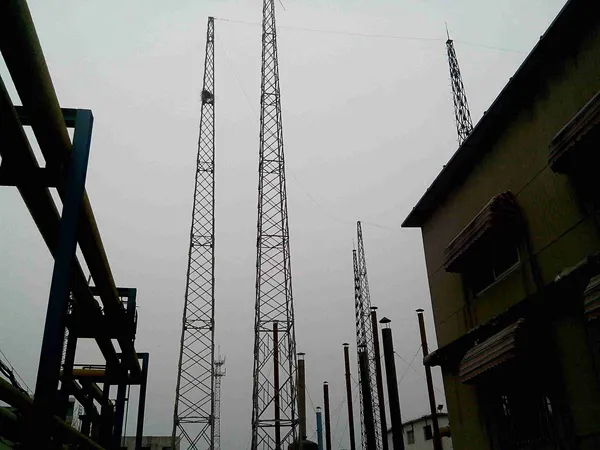 13米环形钢管避雷塔