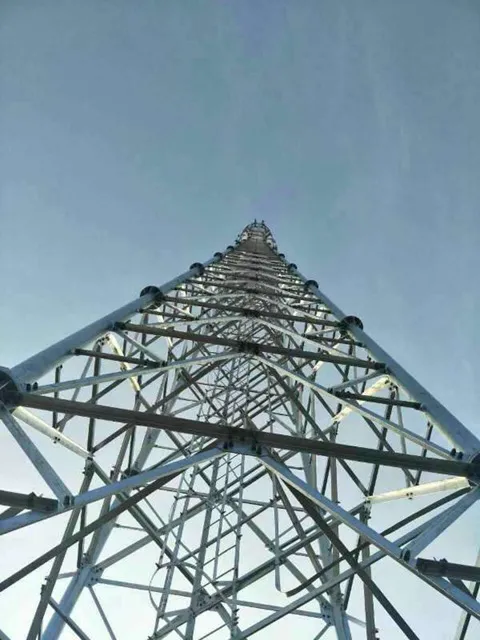 14米角钢避雷塔生产