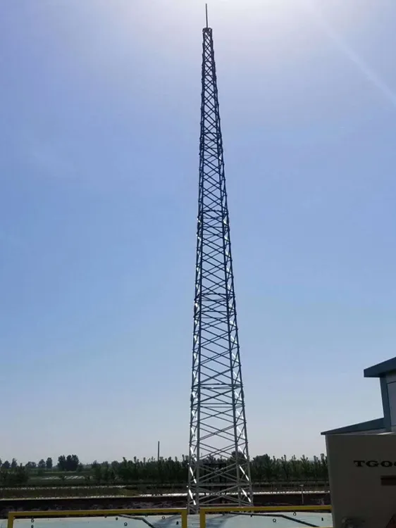 14米圆钢避雷塔批发