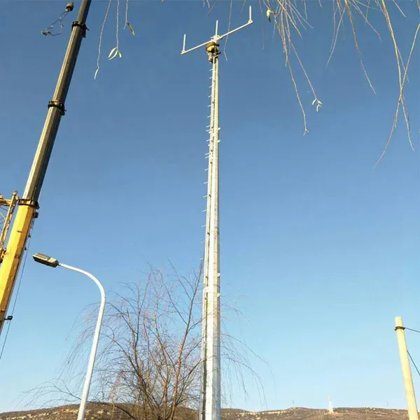 15米避雷塔施工