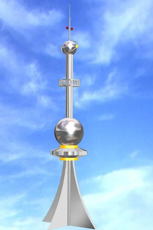 15米避雷塔制作