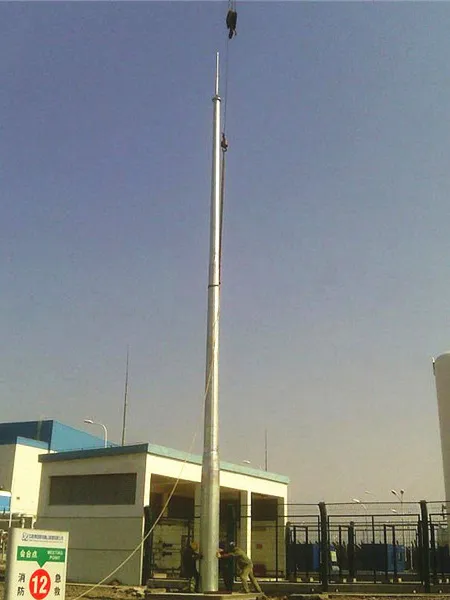 15米高监控塔避雷针
