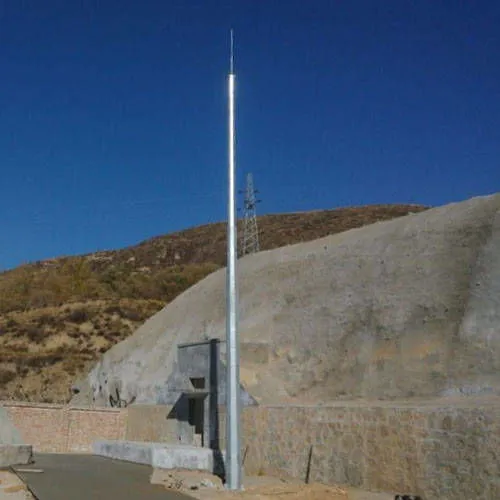 25米三角圆钢避雷塔焊接视频