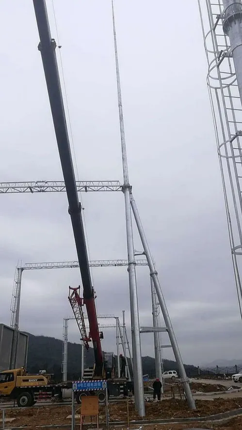 gjt三柱圆钢避雷塔图集