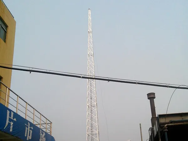 室外冷却塔设备没有安装避雷