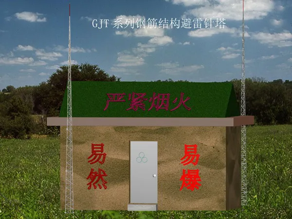 手机发射塔避雷范围