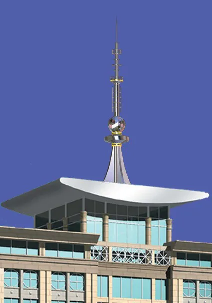 衡水120米楼顶避雷塔规格