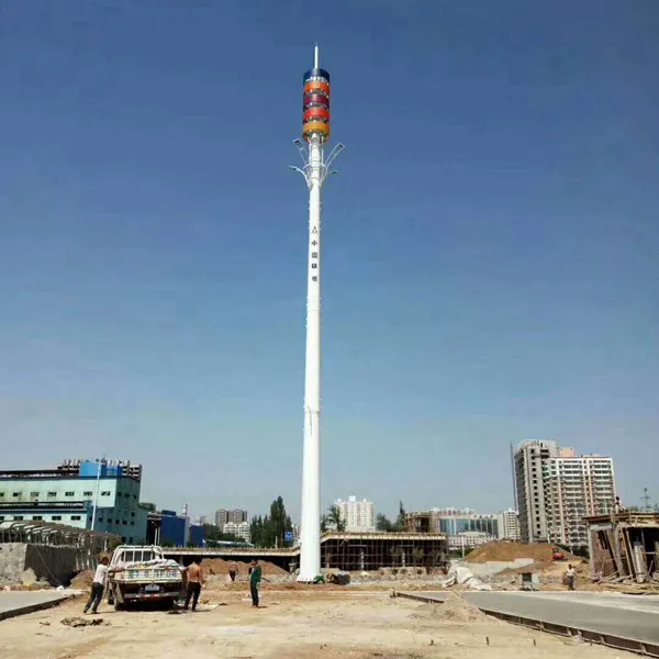 临时建的通讯信号塔