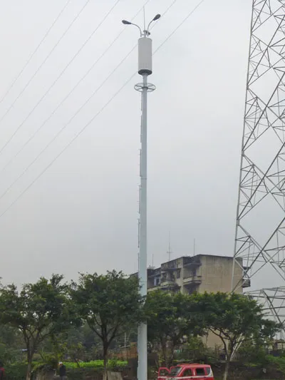 紧挨着移动信号塔