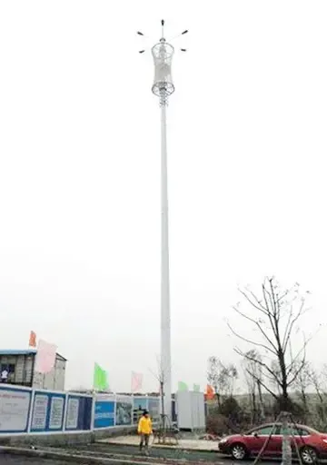 联通信号圆管塔多高
