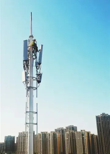 联通信号塔走线