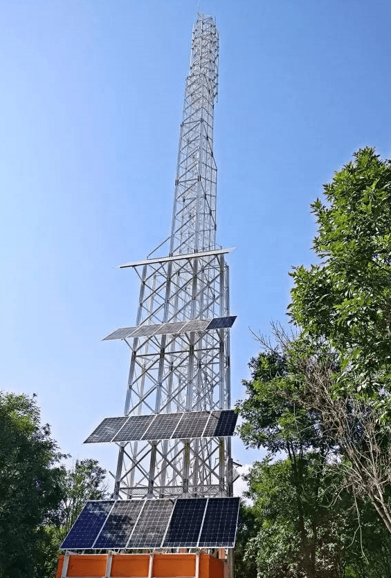 移动信号塔离小区很近