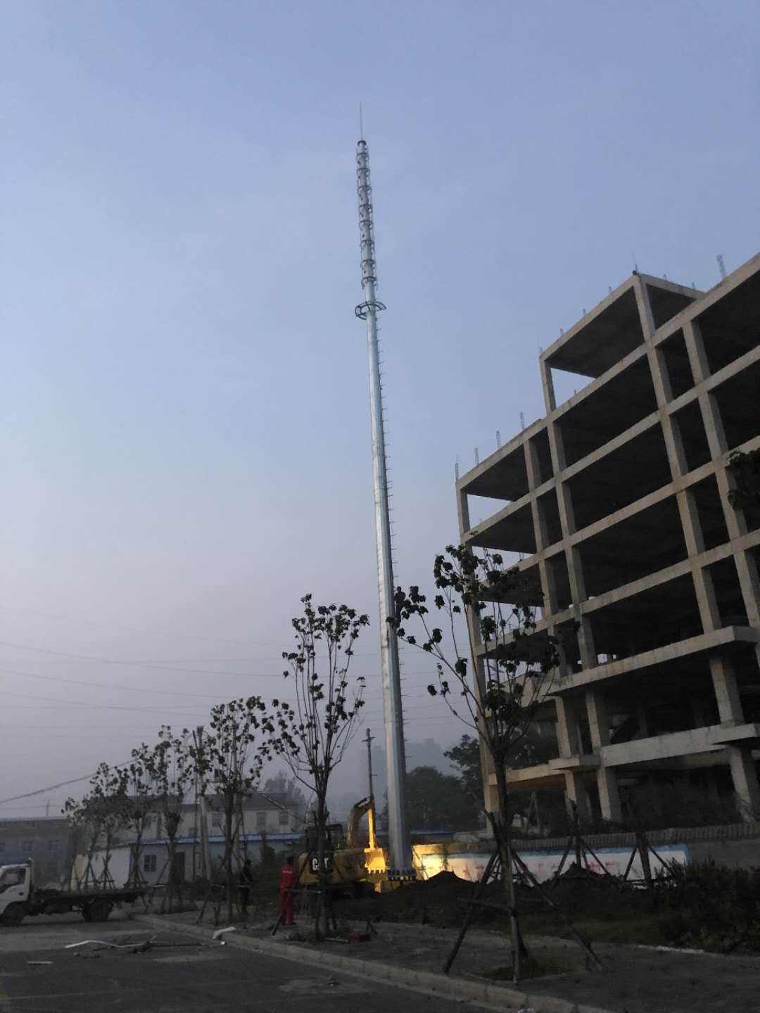 移动信号塔建造