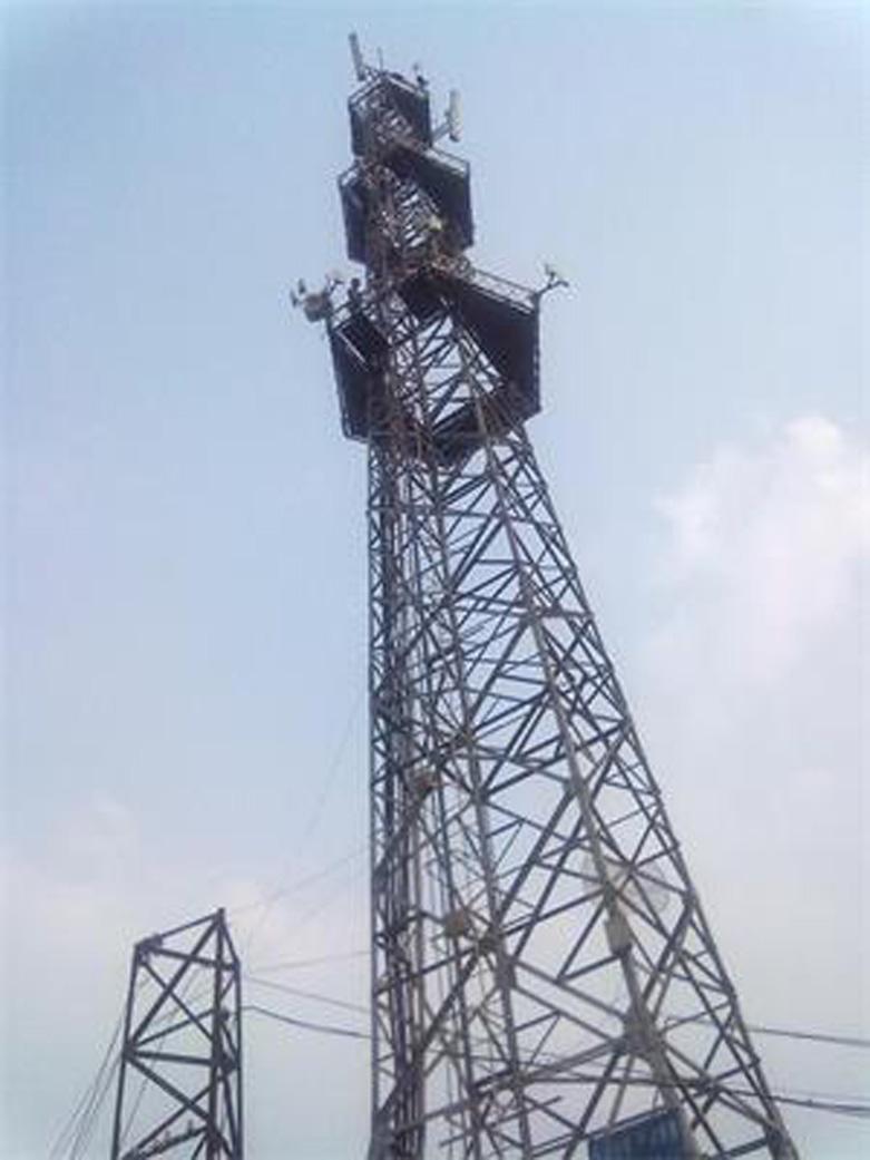 35米独杆通信塔地基