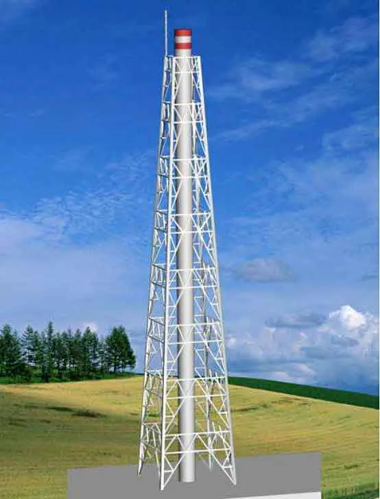 15m烟囱塔架