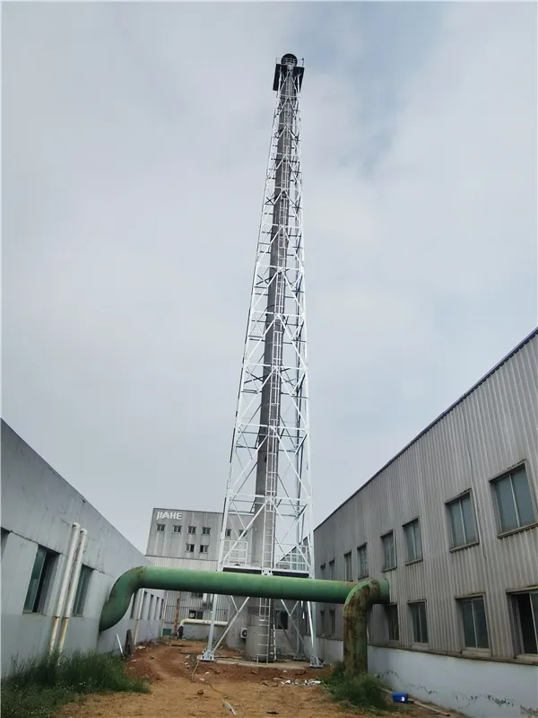 20米烟囱塔架加工