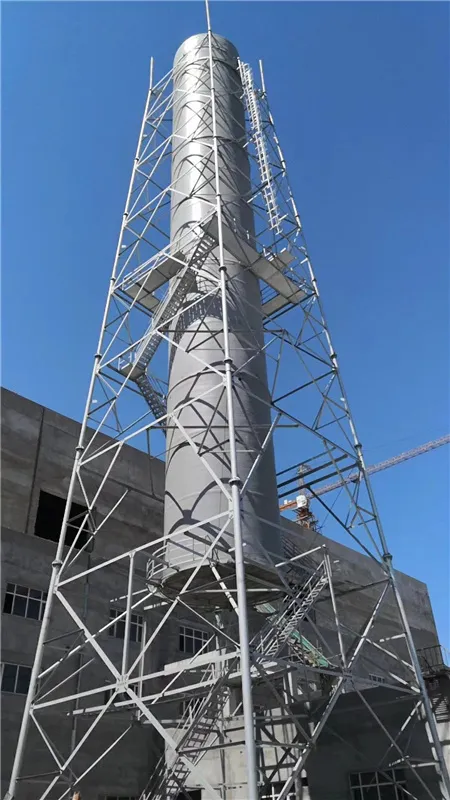 钢烟囱塔架的结构设计