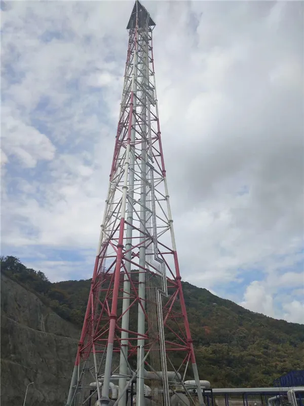 钢烟囱塔架基础施工图