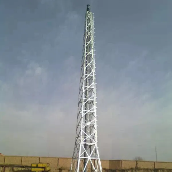 钢烟囱塔架斜度