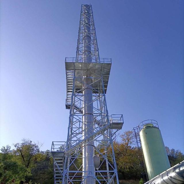 烟囱塔架表面积35米