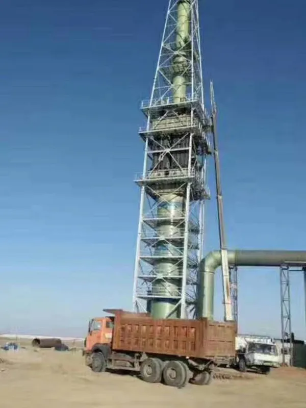 50米烟囱塔架怎么立起来