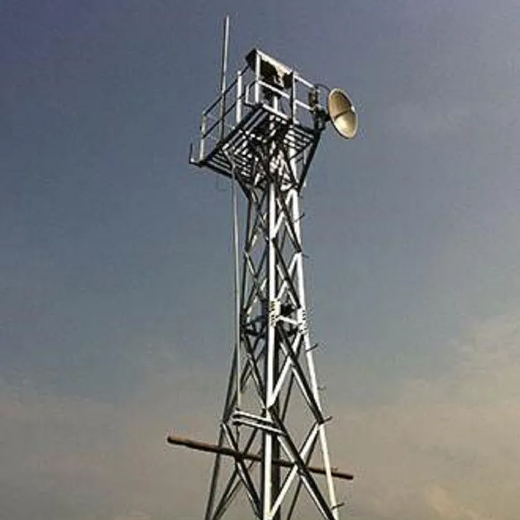 10米角钢监控塔型号