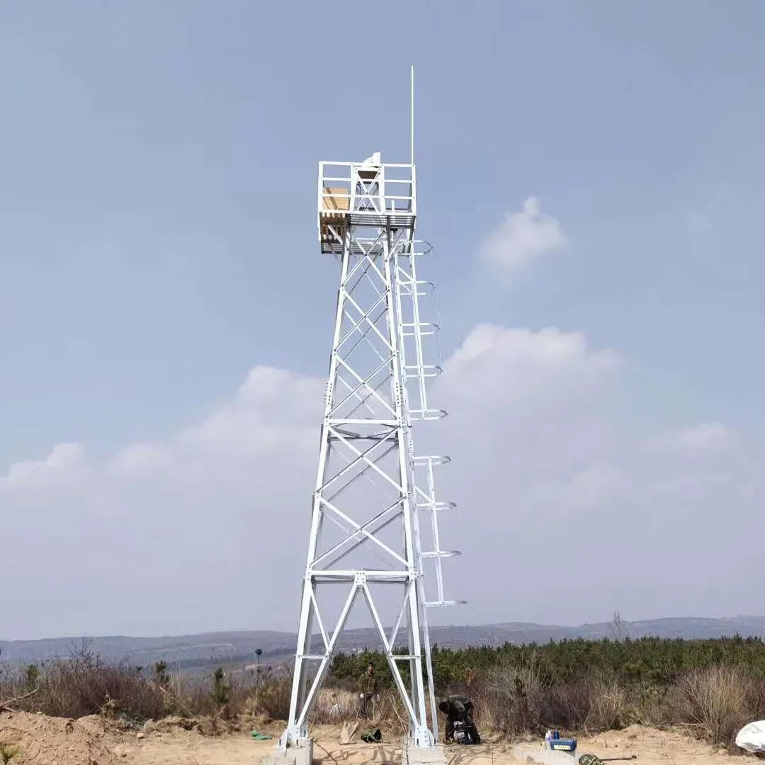 10米角钢监控塔生产基地