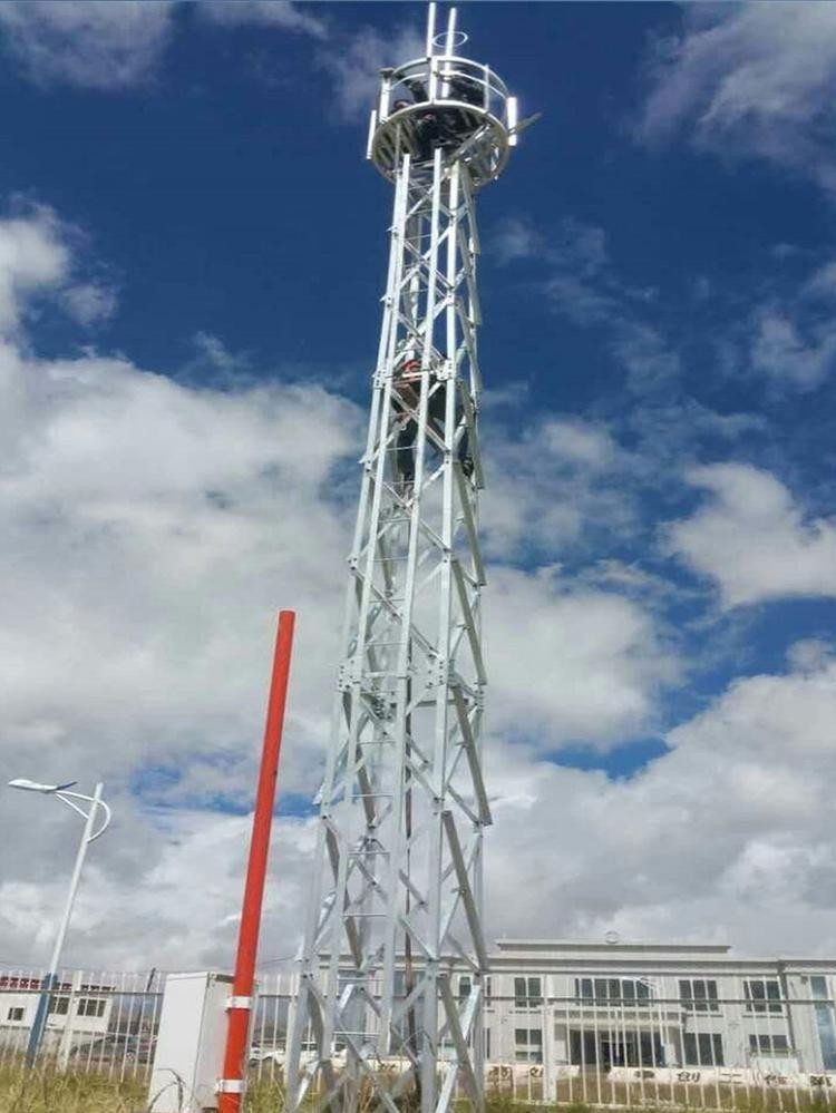 120米角钢监控塔