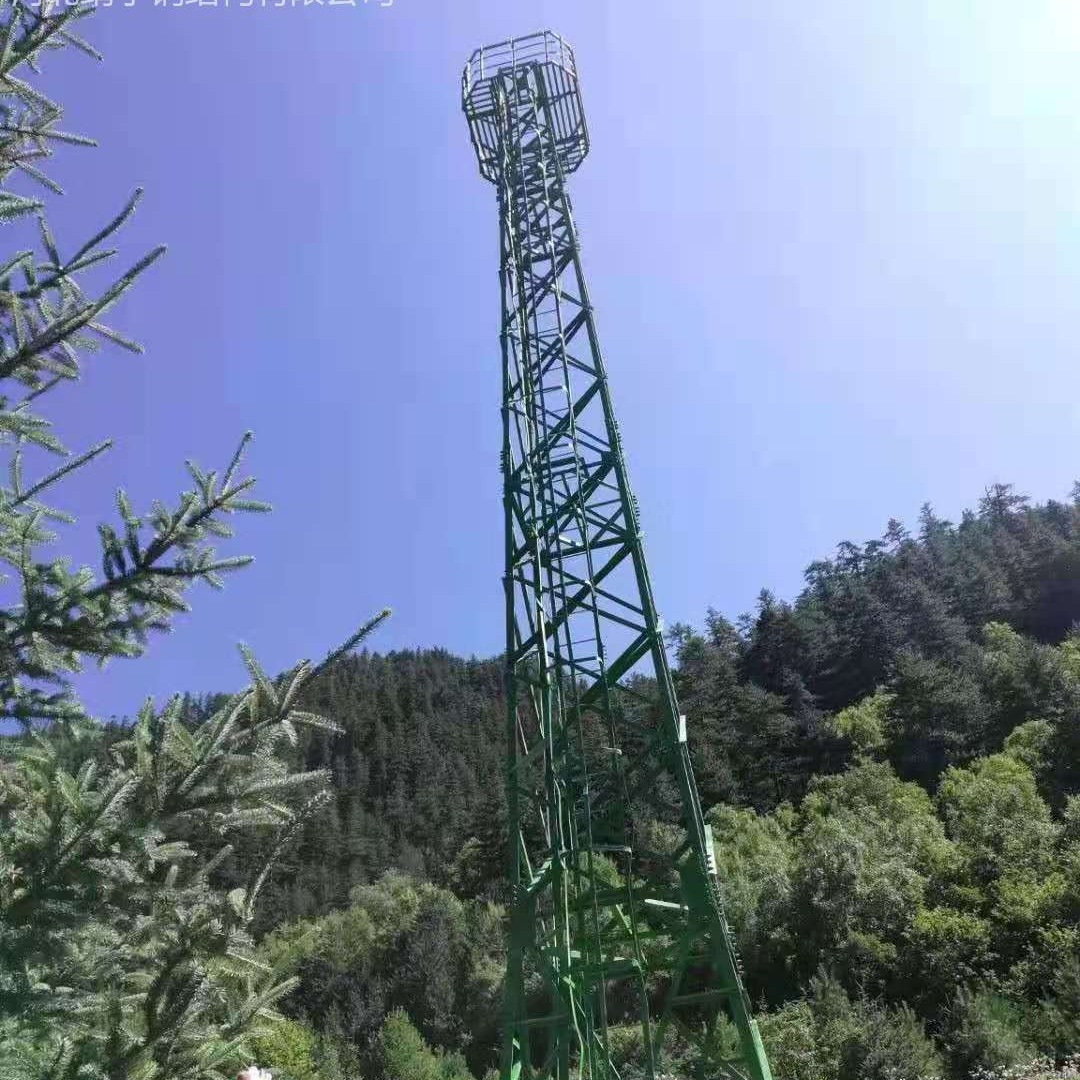 120米角钢监控塔型