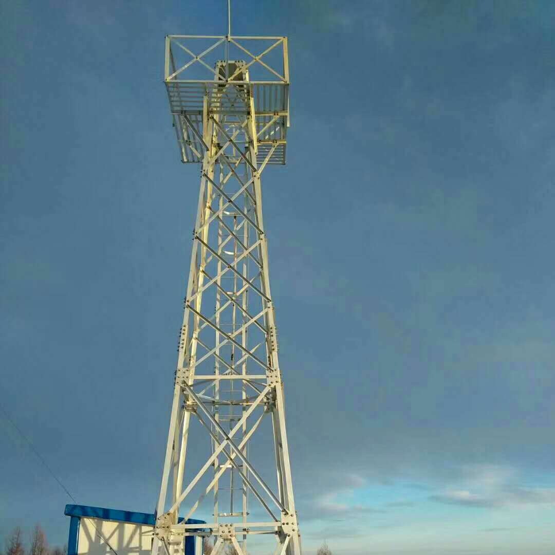 120米角钢监控塔规