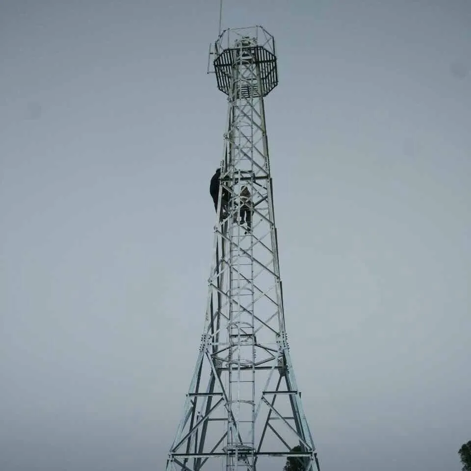 50米角钢监控塔生产厂家，50米角钢监控塔生产基地
