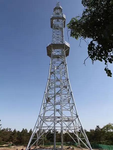 监控塔设计方案_林业系统专用20米规格
