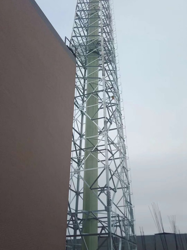 烟囱塔架高度